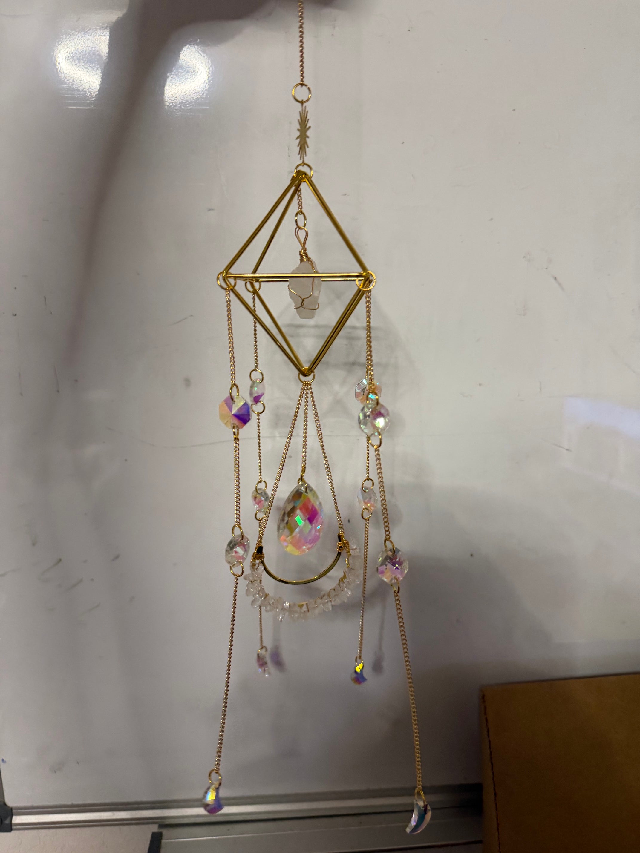 Crystal Geometric Sun Catcher