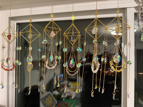 Crystal Geometric Sun Catcher